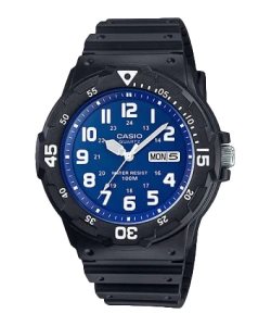 Casio Face Analog MRW200H-2B2V Casio Erkek Siyah Mavi | LDIVWQ381